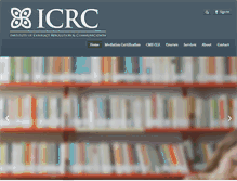 Tablet Screenshot of icrctraining.com